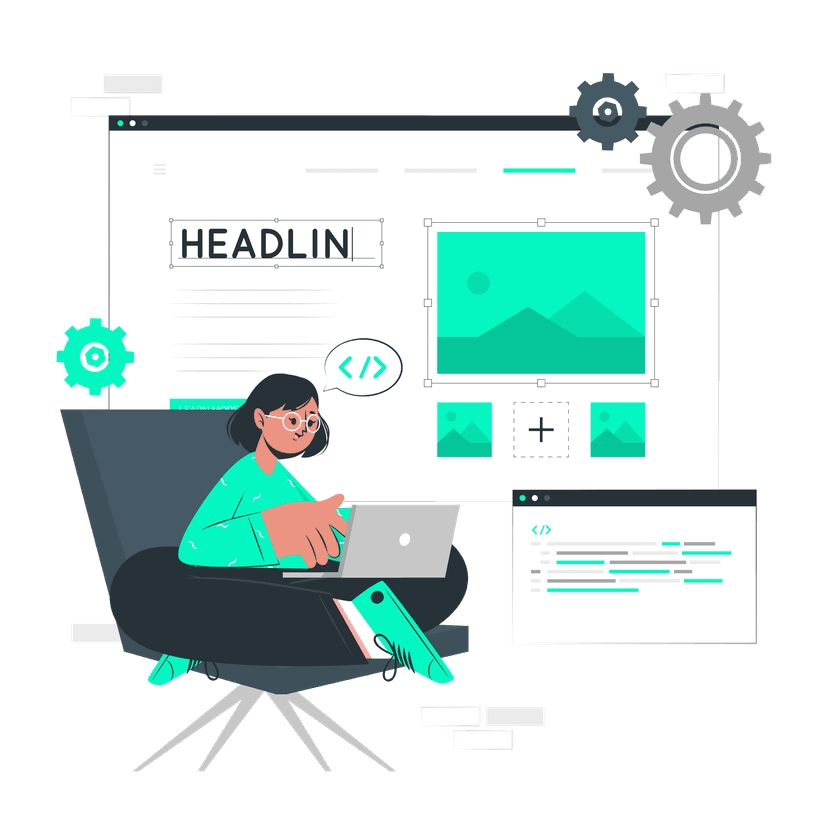 illustration Desarrollo Web